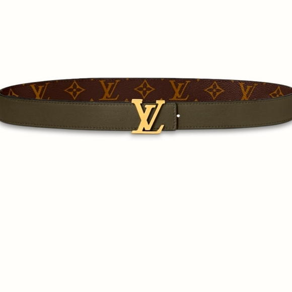 Authentic Louis Vuitton Reversable LV INITIALES 30MM Belt - Picture 7 of 10